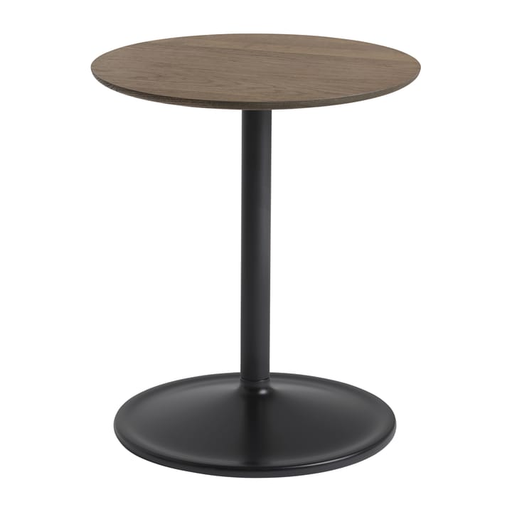 Soft sidebord 48 cm - Solid smoked oak-black - Muuto