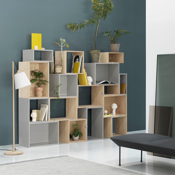 Stacked 2.0 hyller åpen, large, lysegrå Muuto