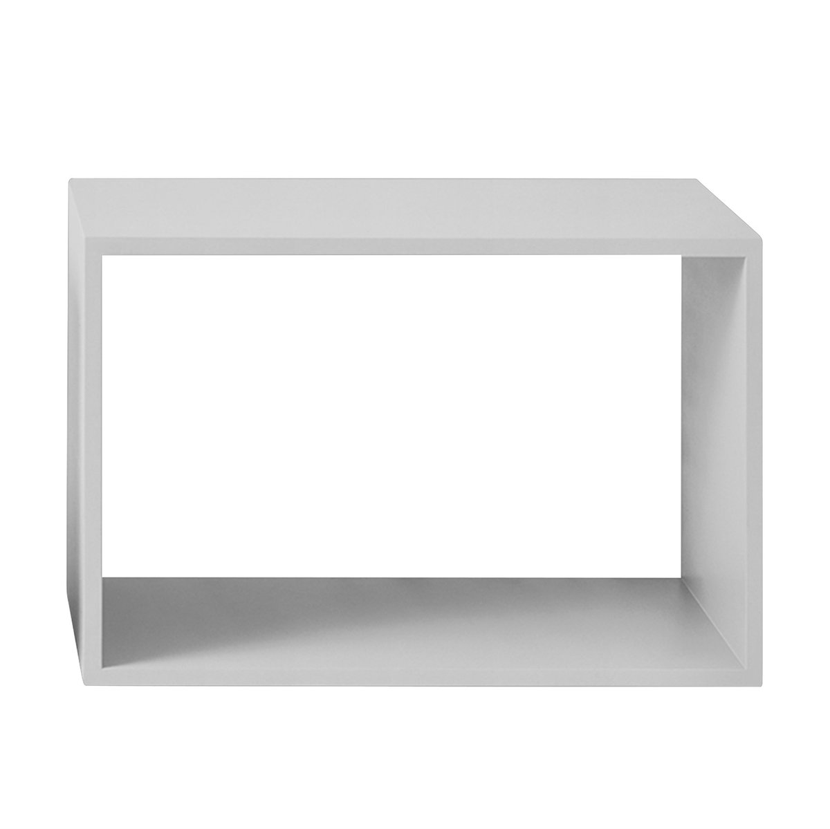 Muuto Stacked 2.0 hyller åpen, large lysegrå