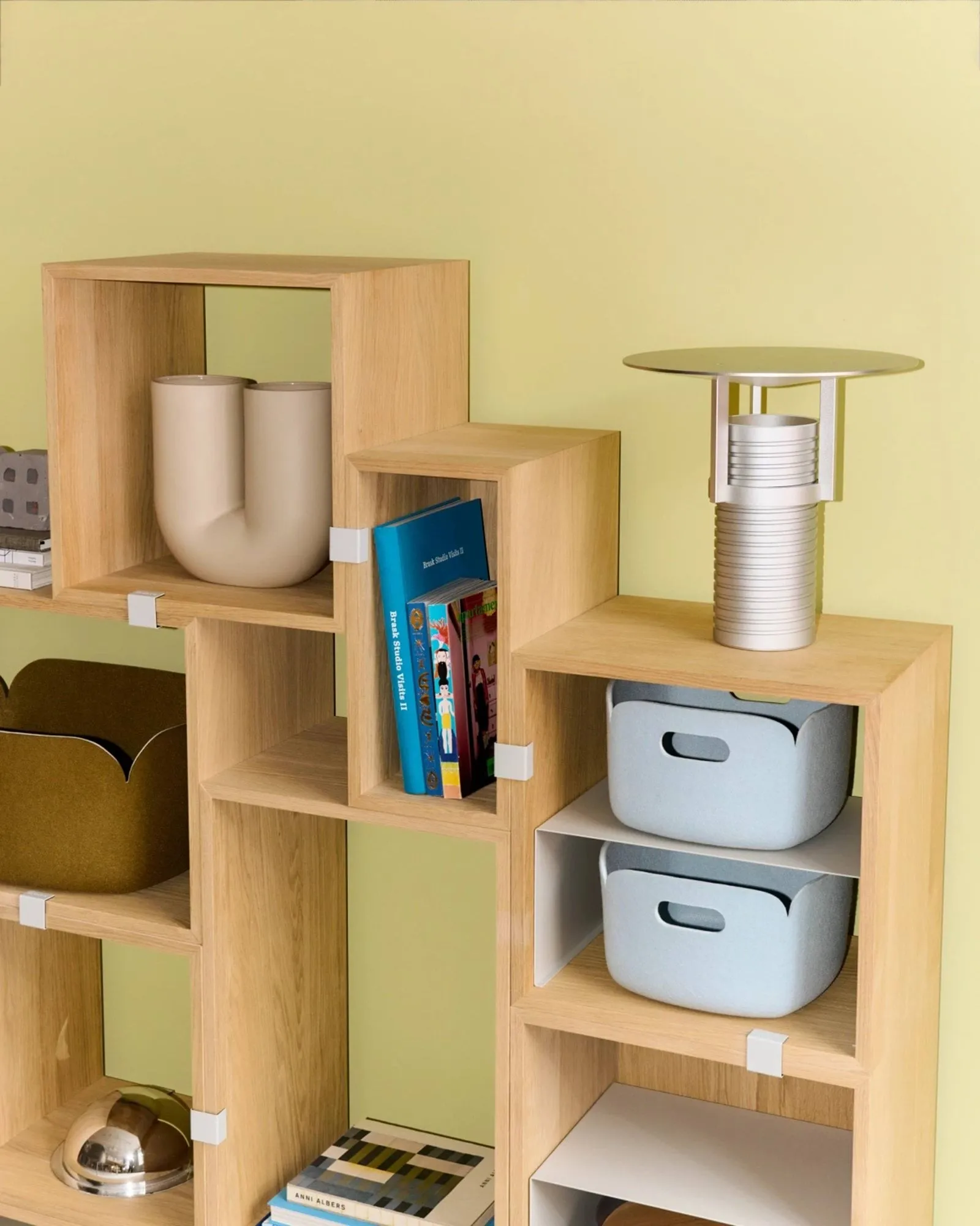 Stacked 2.0 hyller åpen, small, eik Muuto