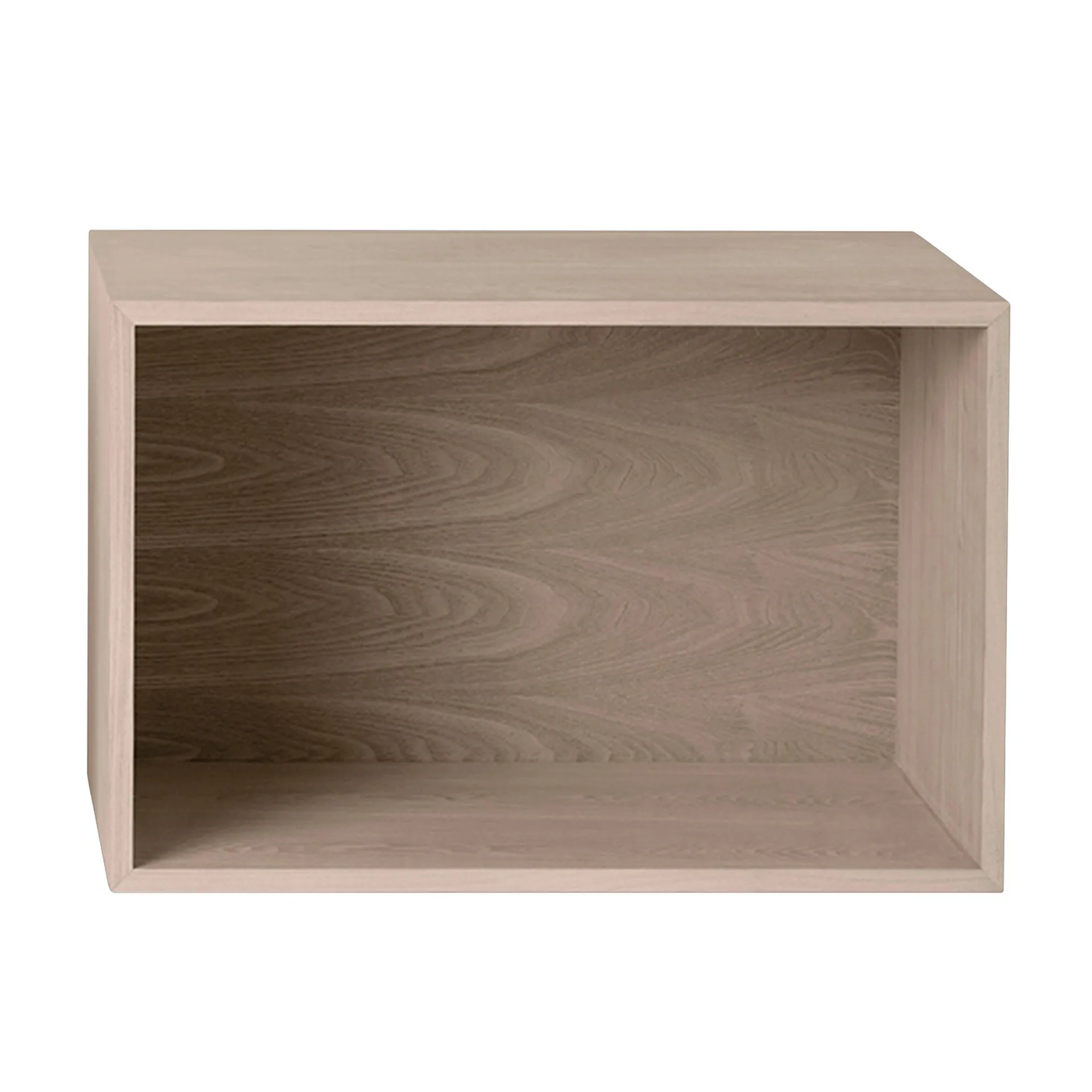 Stacked 2.0 hyller med ryggskive, large, eik Muuto