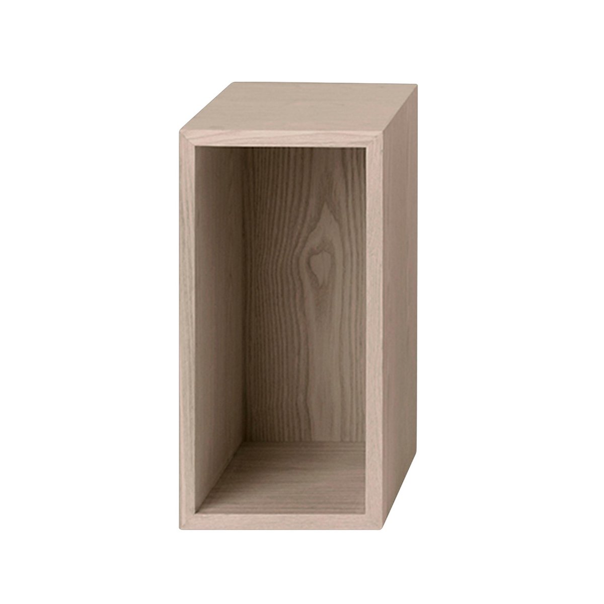 Muuto Stacked 2.0 hyller med ryggskive, small eik | Skandinavisk Design | Hyller & Hyllesystem | Brun