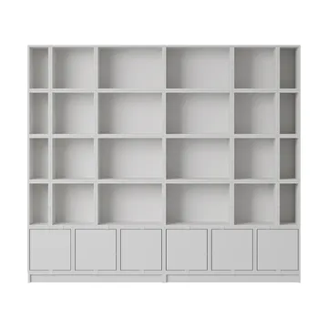 Stacked oppbevaringssystem bokhylle Configuration 1 - Grey - Muuto