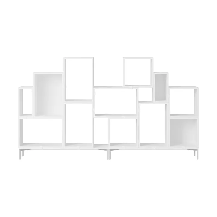 Stacked oppbevaringssystem bokhylle konfigurasjon 3 - White - Muuto