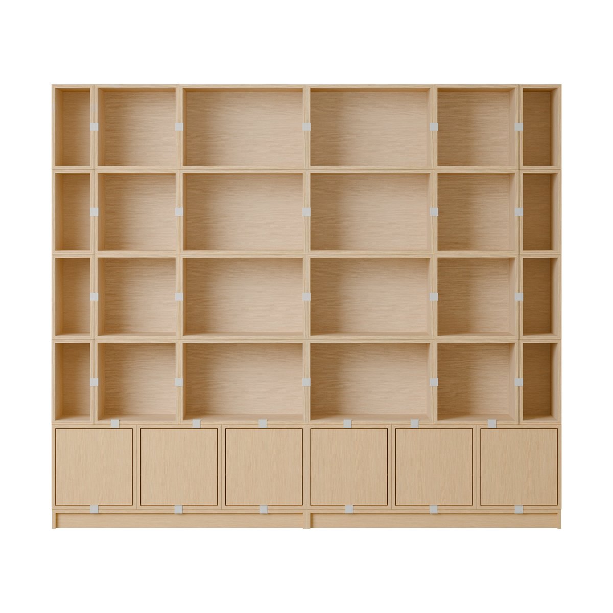 Muuto Stacked oppbevaringssystem Bookcase Configuration 1 Oak