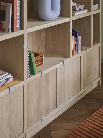 Stacked oppbevaringssystem Bookcase Configuration 1 - Oak - Muuto
