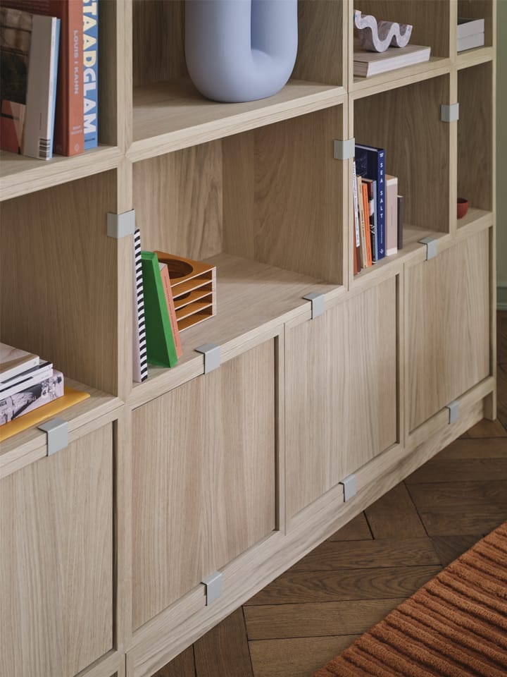 Stacked oppbevaringssystem Bookcase Configuration 1, Oak Muuto
