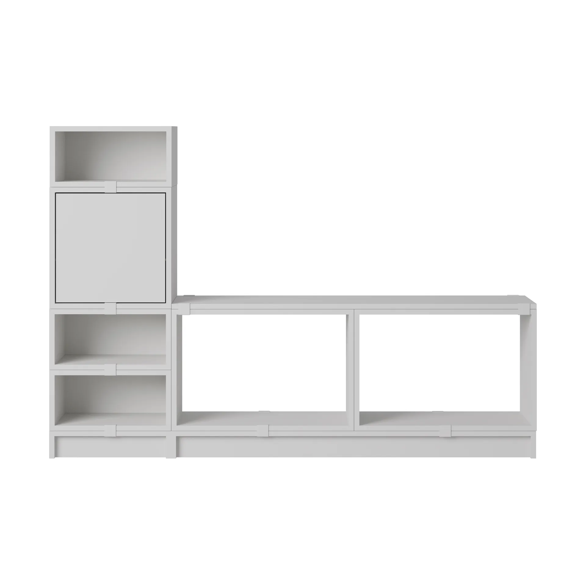 Stacked oppbevaringssystem gang konfigurasjon 1, Grey Muuto