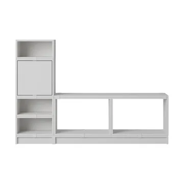 Stacked oppbevaringssystem gang konfigurasjon 1 - Grey - Muuto