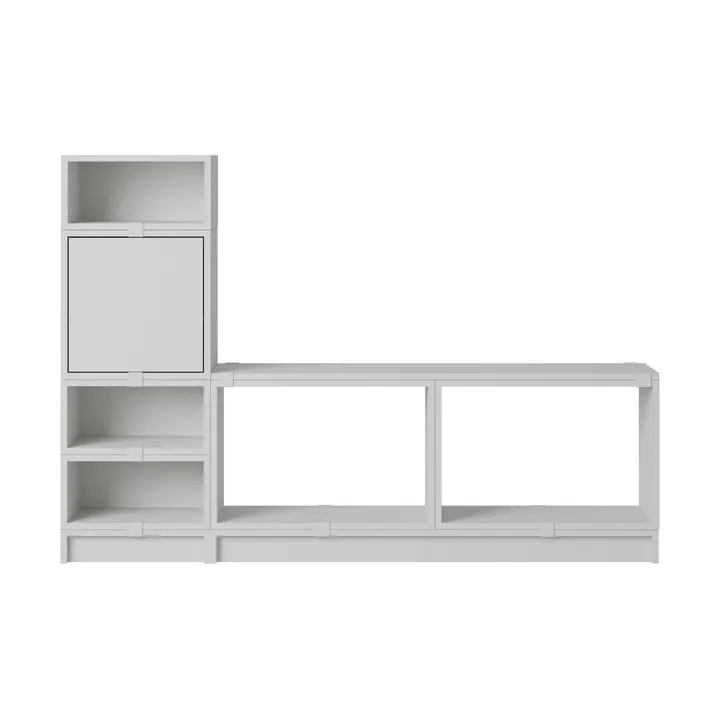 Stacked oppbevaringssystem gang konfigurasjon 1 - Grey - Muuto