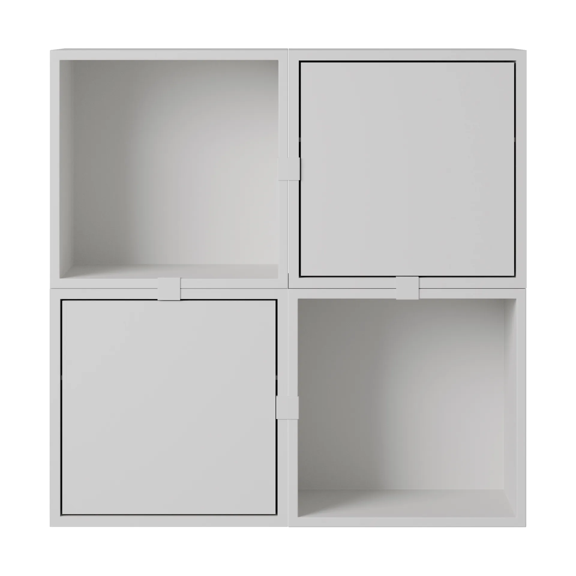 Stacked oppbevaringssystem gang konfigurasjon 4, Grey Muuto
