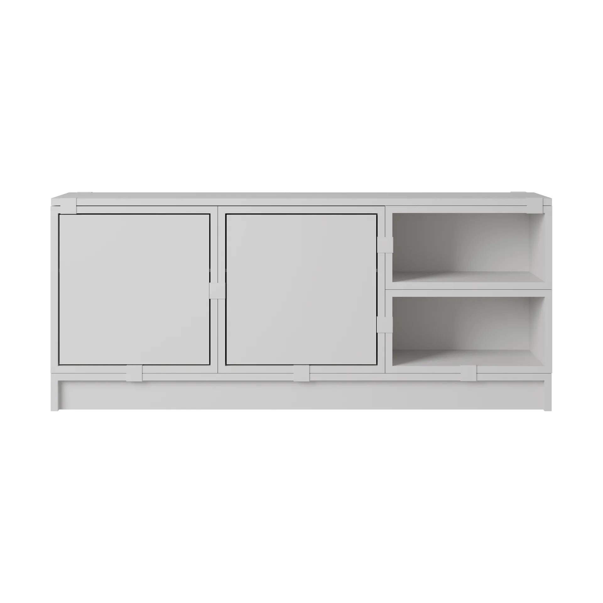 Stacked oppbevaringssystem hall konfigurasjon 2, Grey Muuto