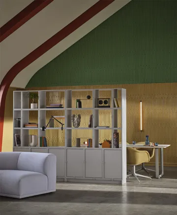 Stacked oppbevaringssystem kontor konfigurasjon 2 - Grey - Muuto