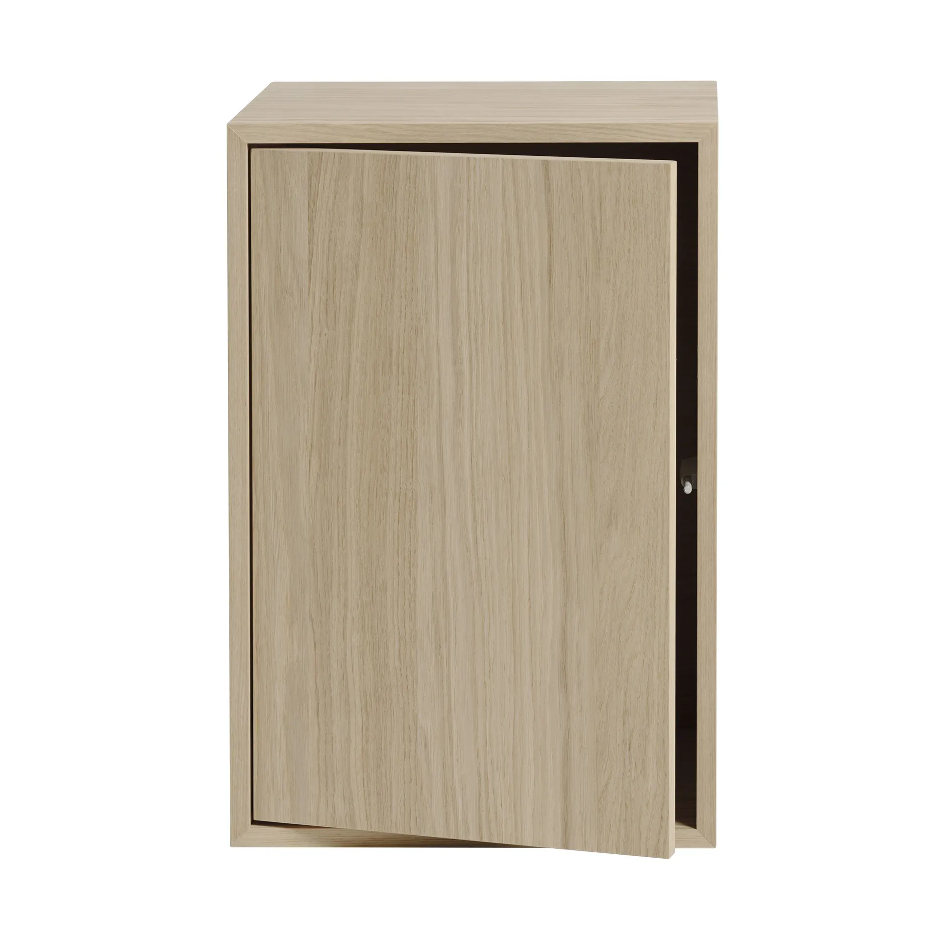 Stacked oppbevaringssystem med dør large, Eik Muuto