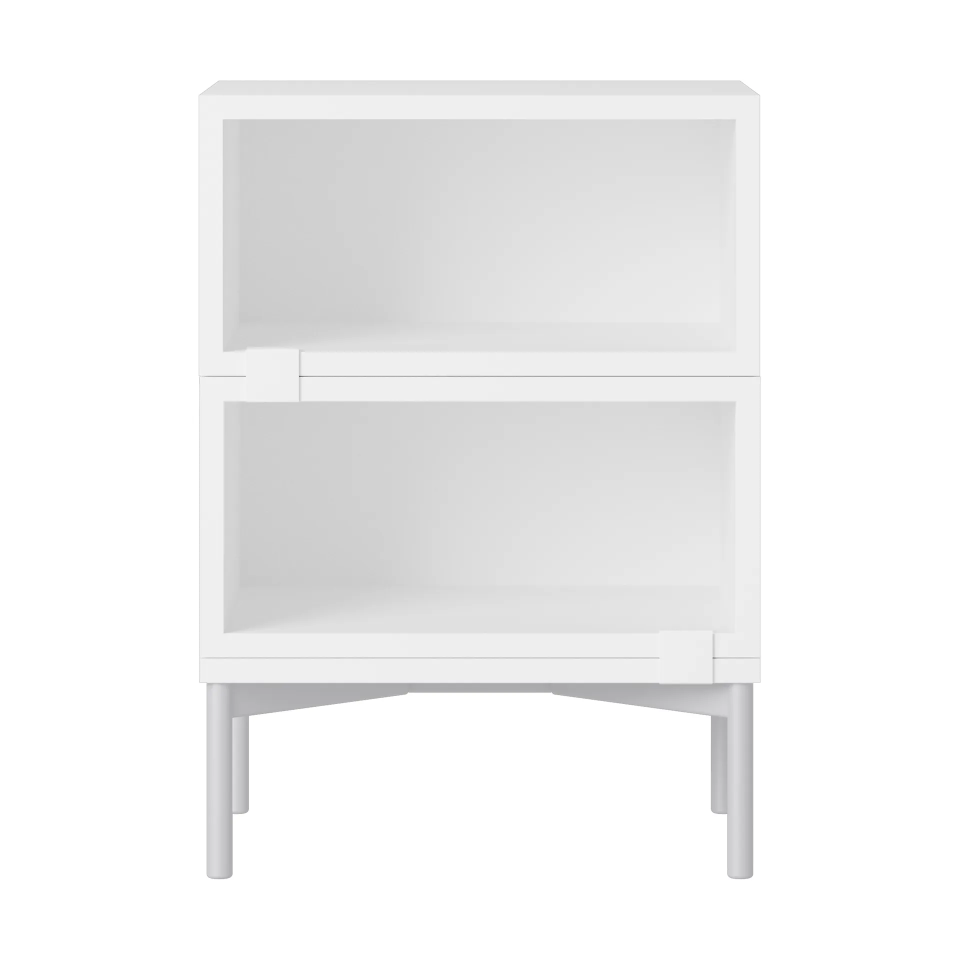 Stacked oppbevaringssystem nattbord konfigurasjon 1, White Muuto