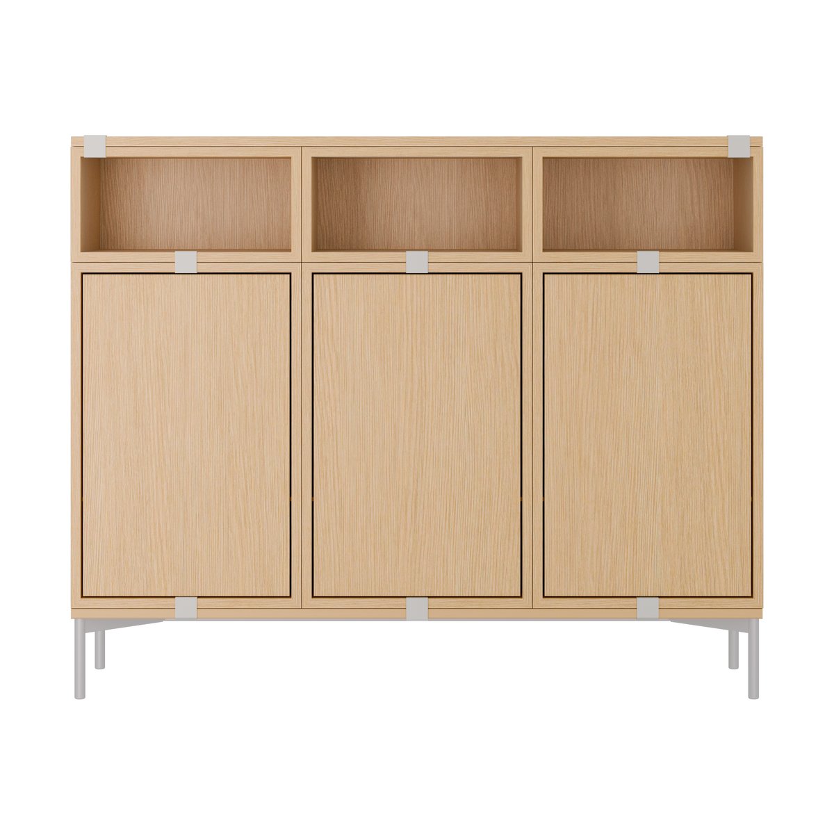 Muuto Stacked oppbevaringssystem Sideboard Configuration 3 Oak