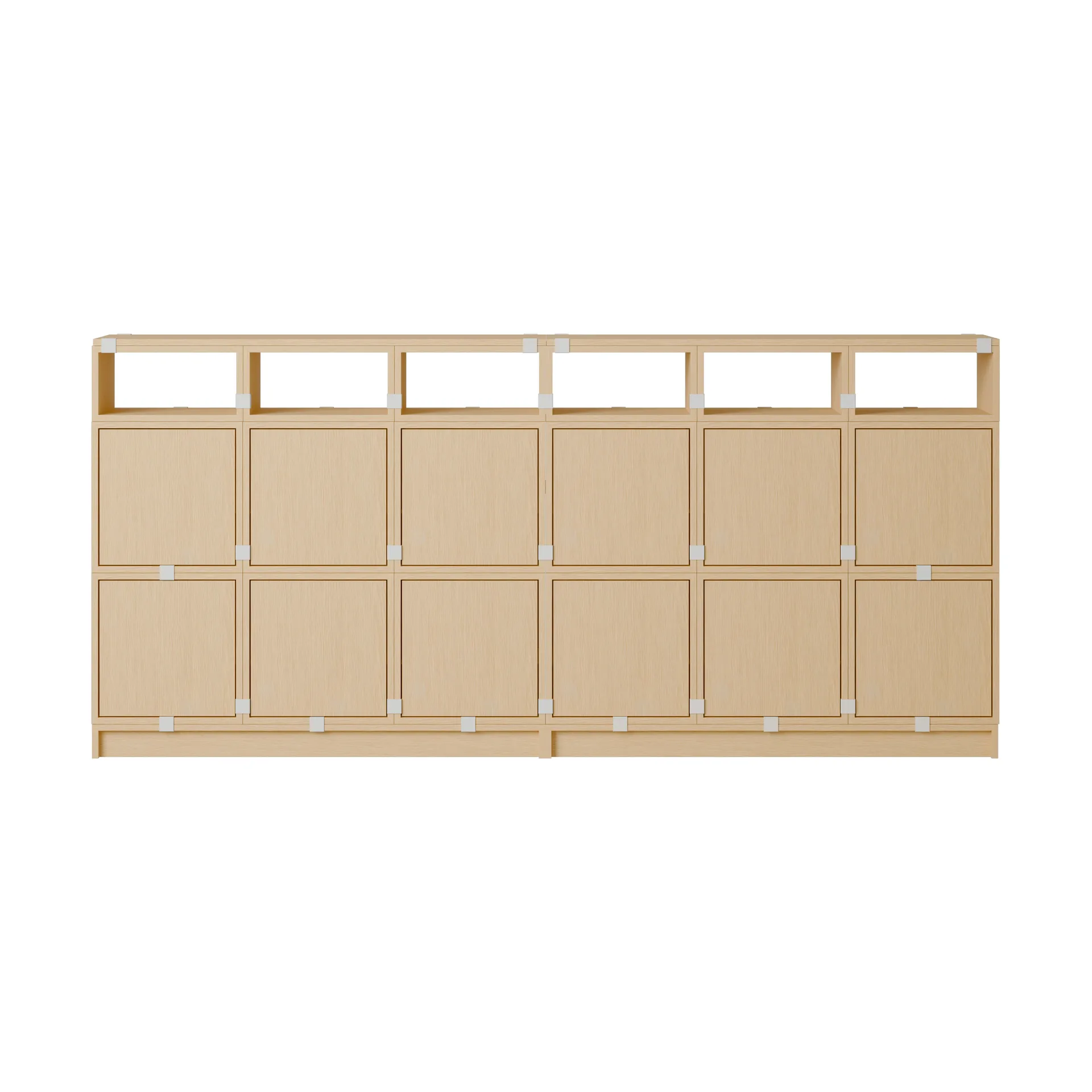 Stacked oppbevaringssystem sideboard konfigurasjon 1, Eik Muuto