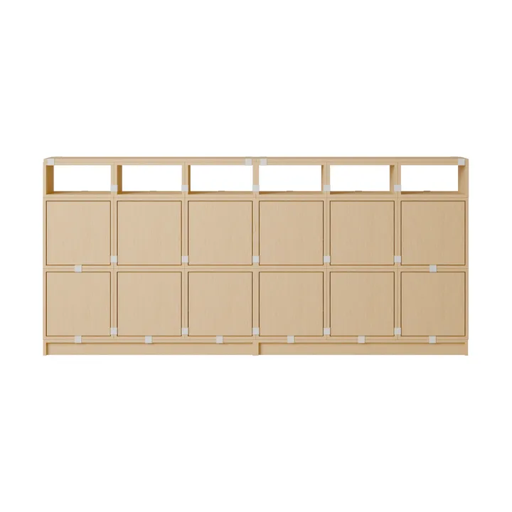 Stacked oppbevaringssystem sideboard konfigurasjon 1 - Eik - Muuto
