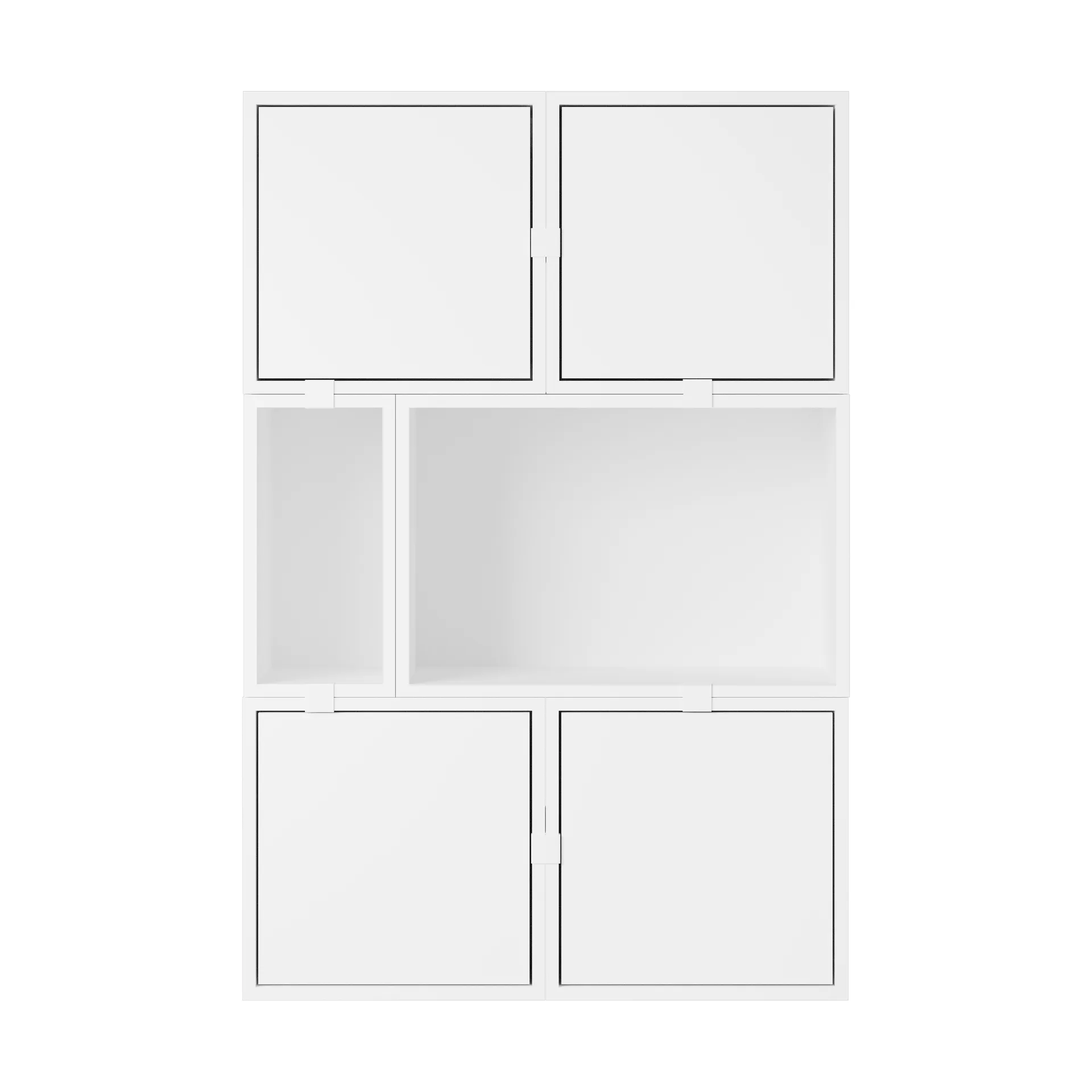 Stacked oppbevaringssystem sideboard konfigurasjon 4, White Muuto