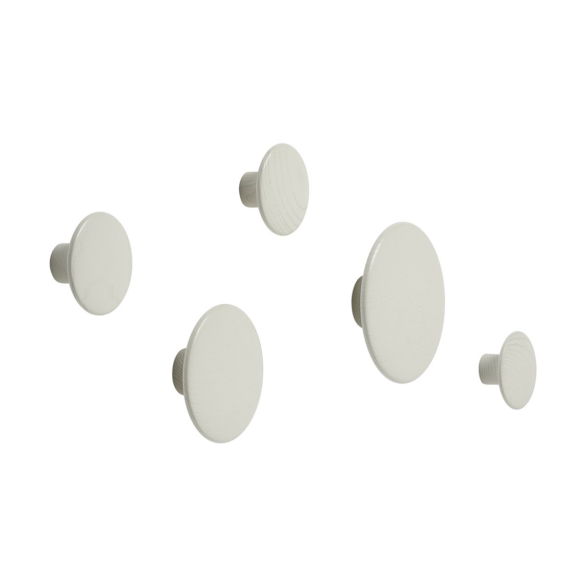 Muuto The dots 5-pk Off White