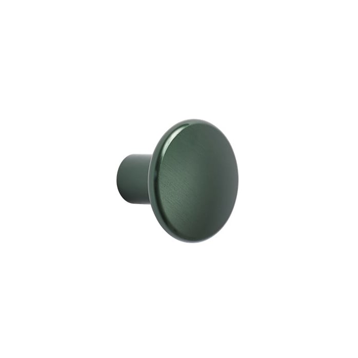 Muuto The Dots klesknagg metall 2,7 cm Dark green | Skandinavisk Design | Knagger & Knotter | Grønn