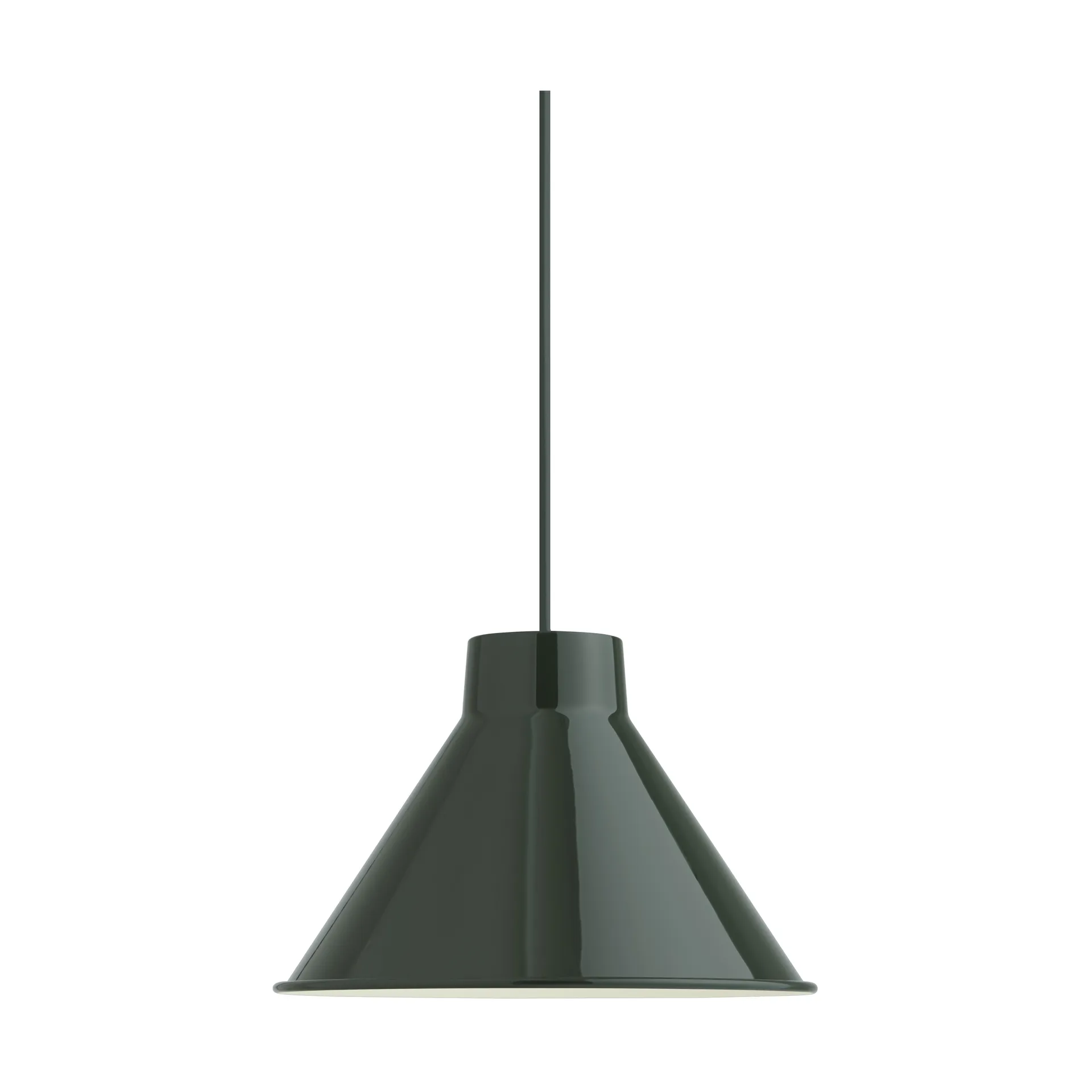 Top taklampe Ø28 cm, Mørkegrønn Muuto