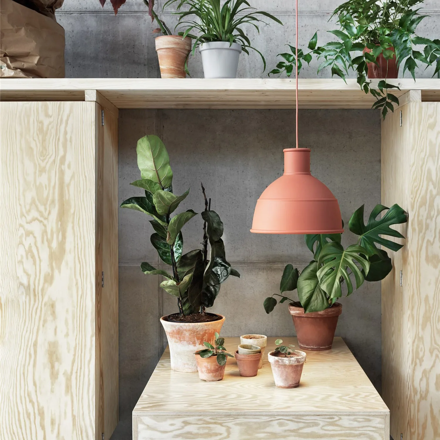 Unfold Lampe, terracotta Muuto
