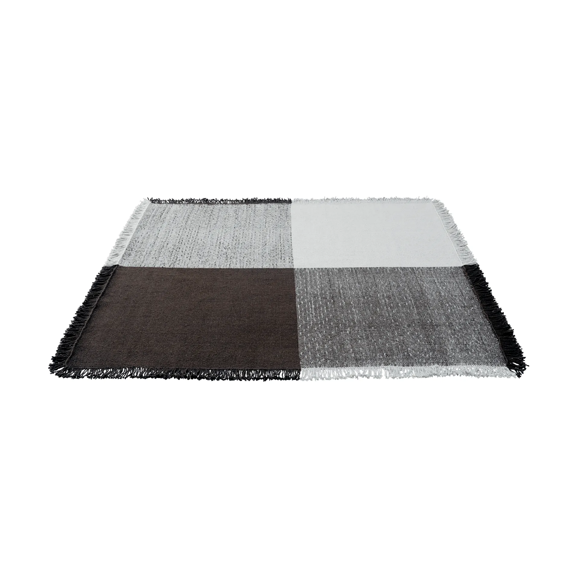 Verso ullteppe, Cool grey-mørk brun, 258x258 cm Muuto