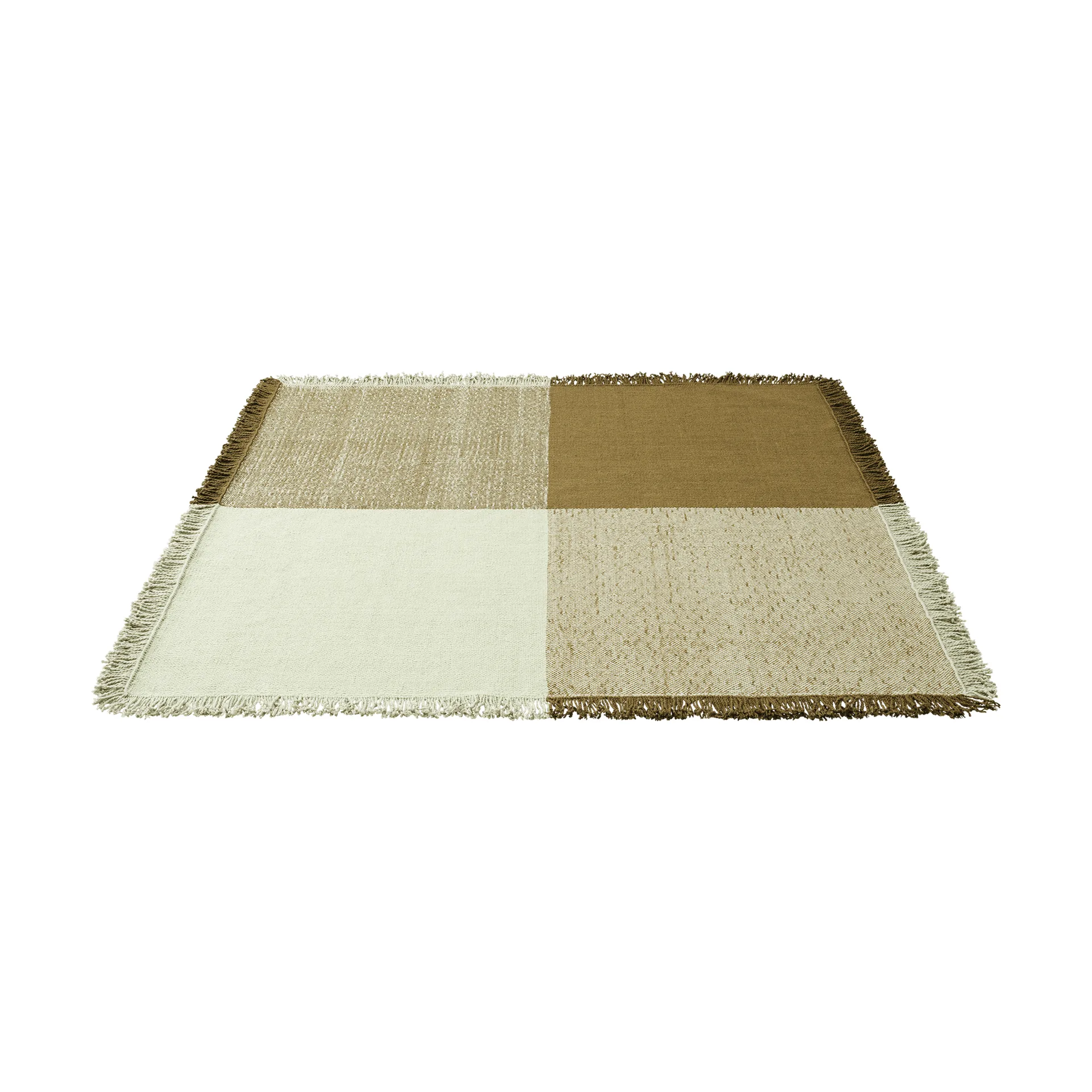 Verso ullteppe, Pale green-warm brown, 258x258 cm Muuto