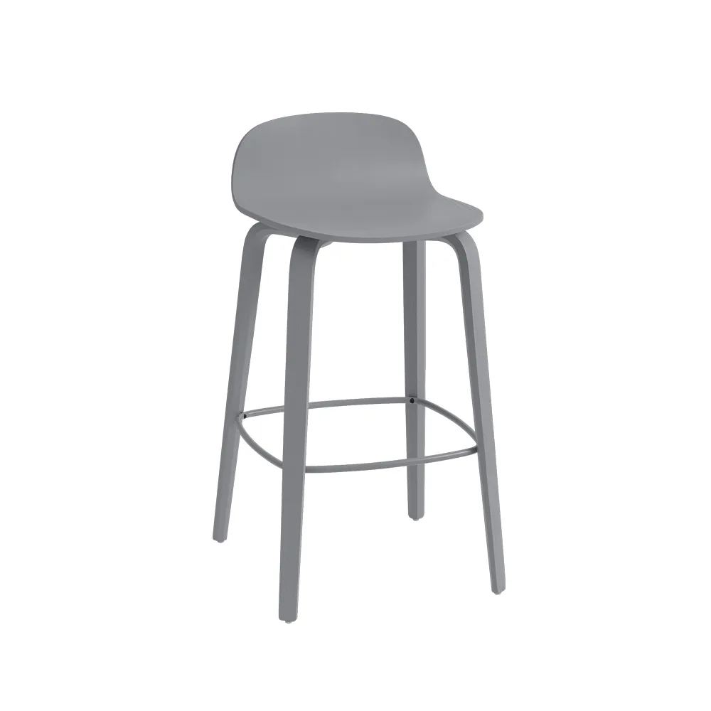 Visu barstol 65 cm, Grey-Grey Muuto