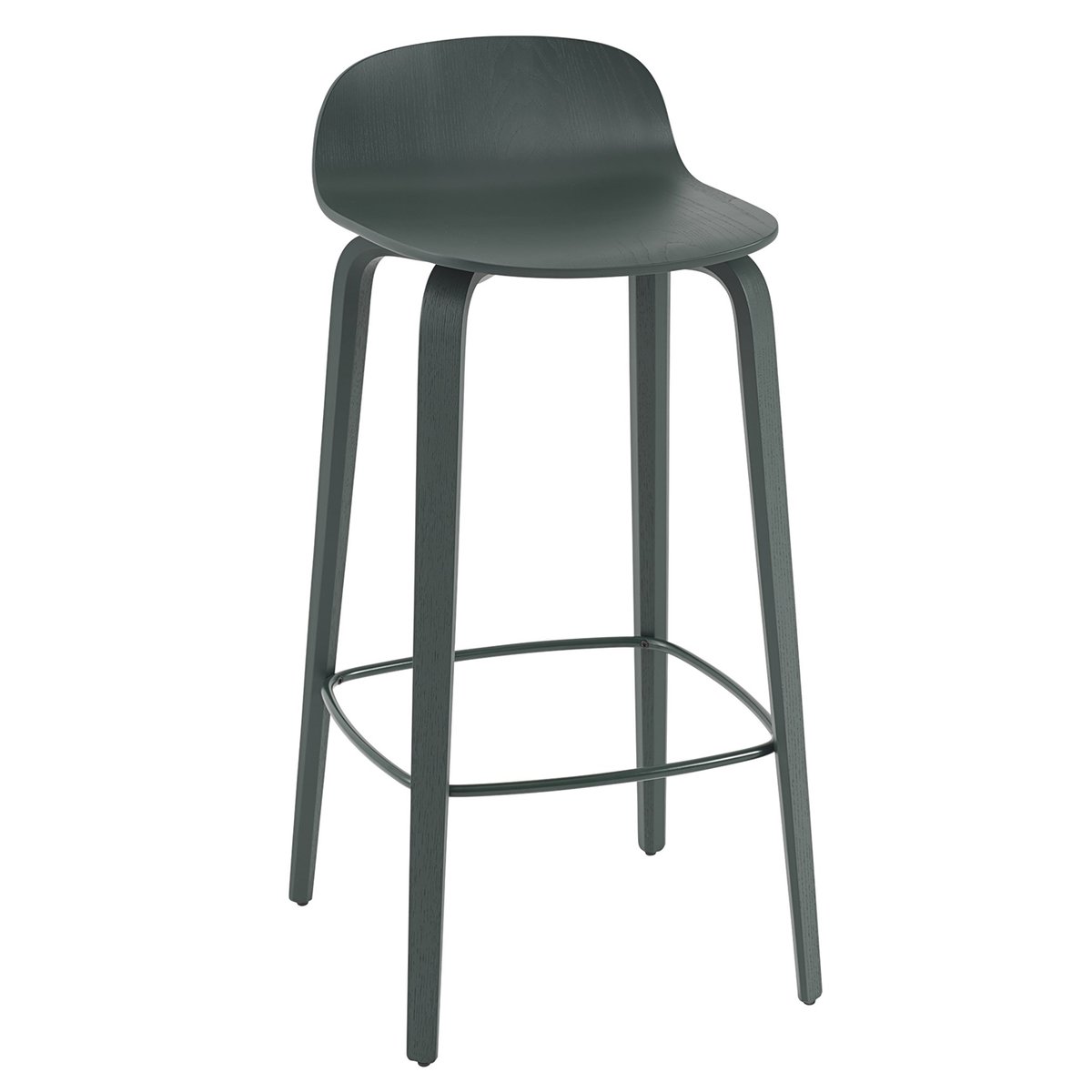 Bilde av Muuto Visu barstol 75 cm Dark green