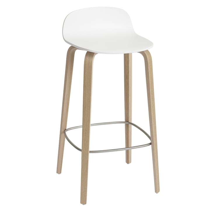 Visu barstol 75 cm - Oak-white - Muuto