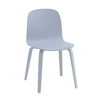 Visu Chair stol understell av tre - Light blue - Muuto