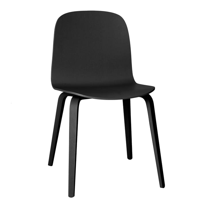 Visu Chair stol understell av tre - svart - Muuto