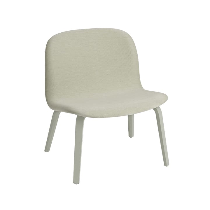 Visu loungestol trukket stol - Balder 912-Dusty green - Muuto