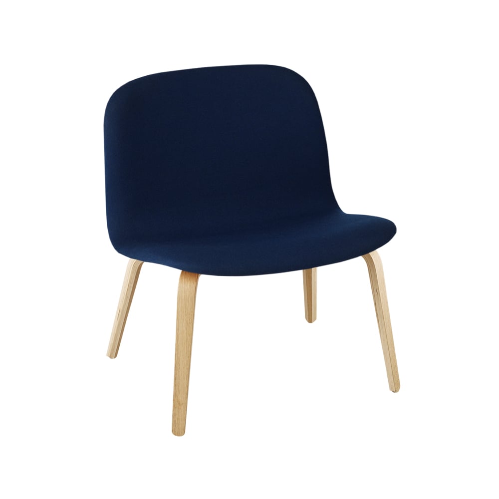 Bilde av Muuto Visu loungestol trukket stol Steelcut 775-Oak