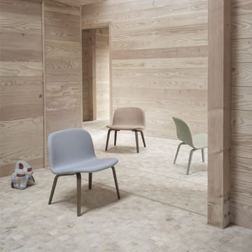 Visu loungestol trukket stol - Steelcut trio 133-Grey - Muuto