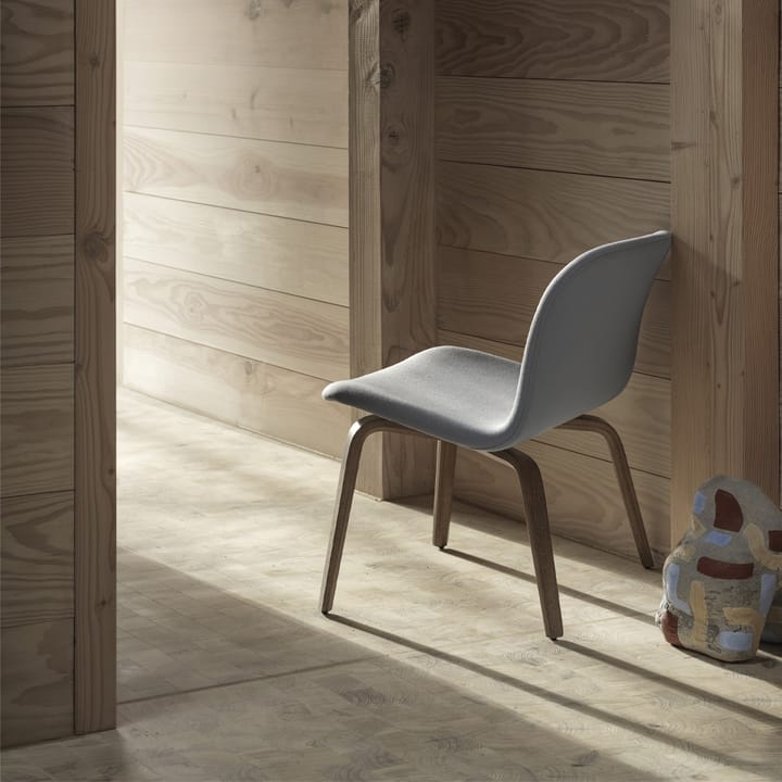 Visu loungestol trukket stol, Steelcut trio 133-Grey Muuto