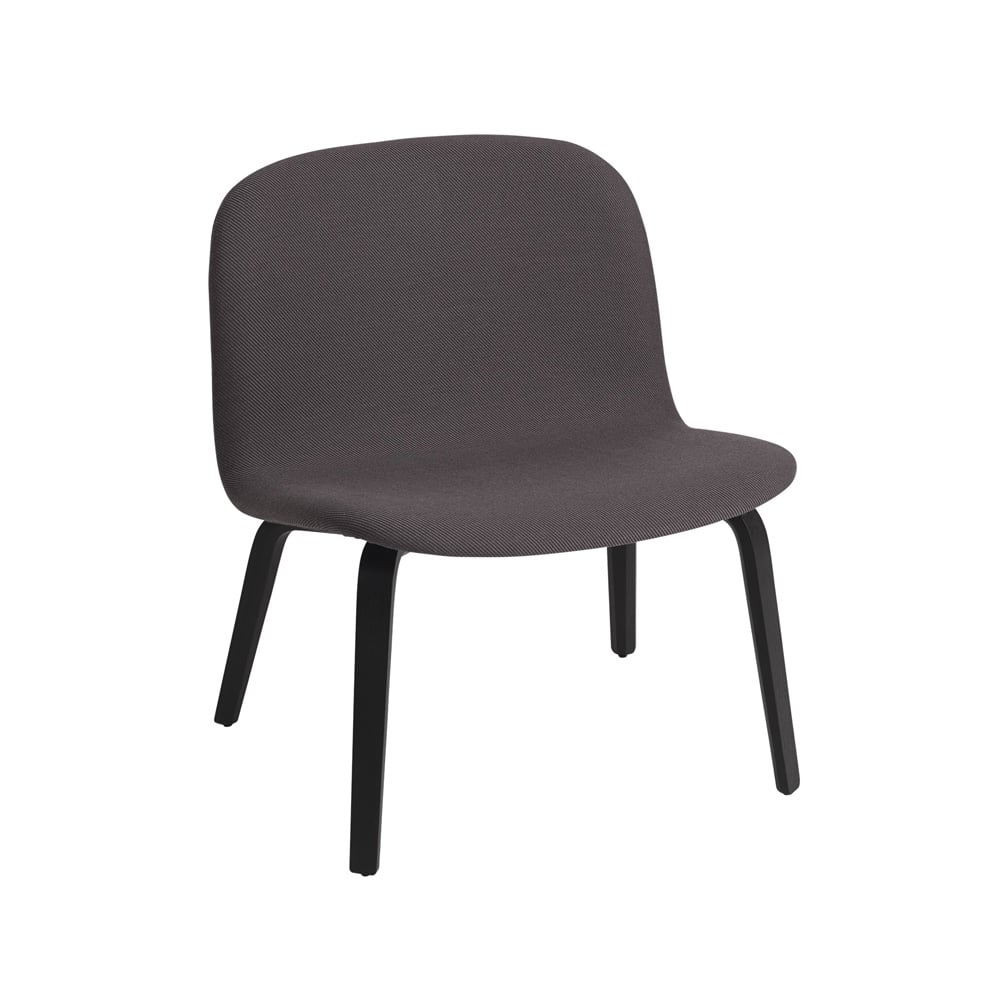 Muuto Visu loungestol trukket stol Twill weave 160-Black
