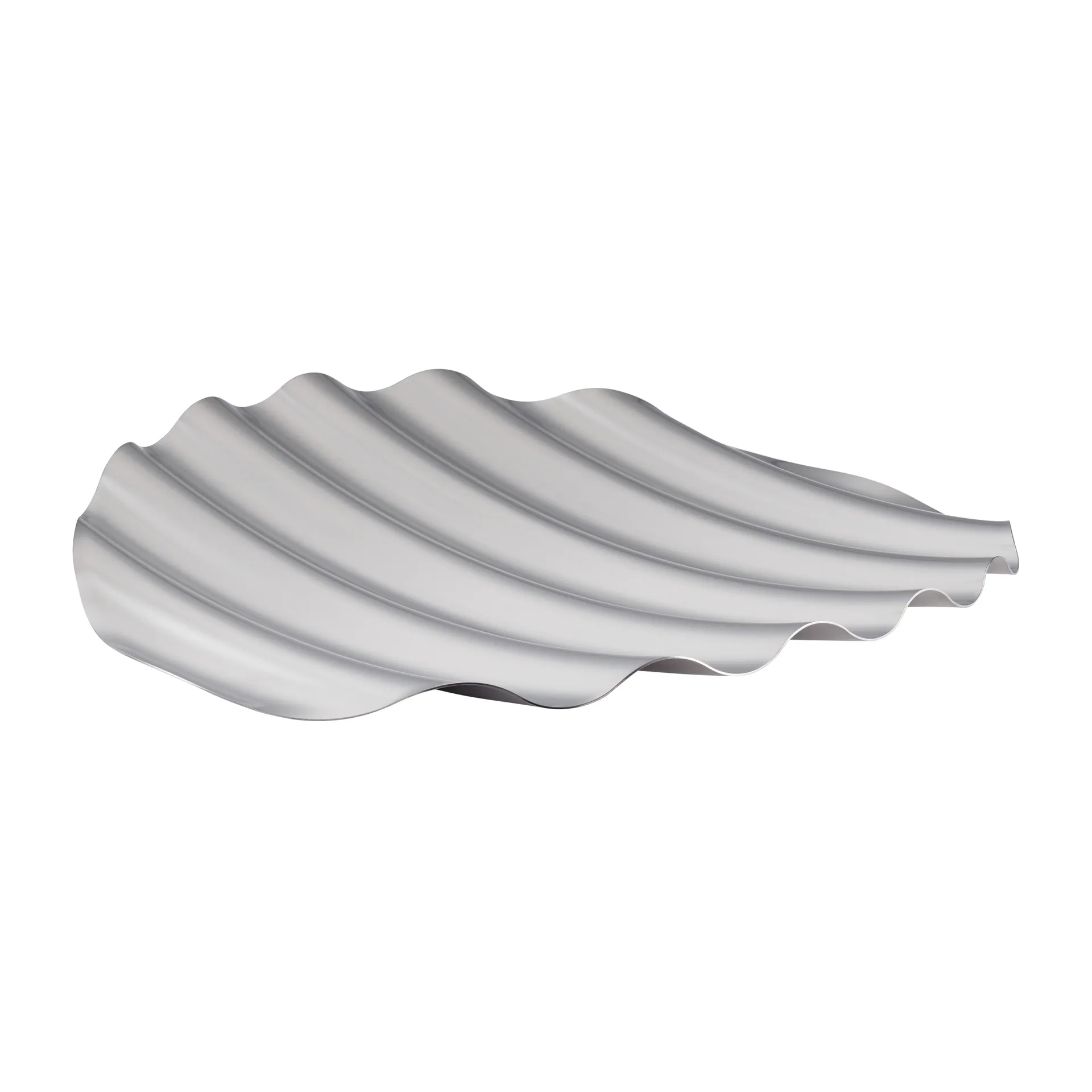Wave brett Ø 50 cm, Rustfritt stål Muuto