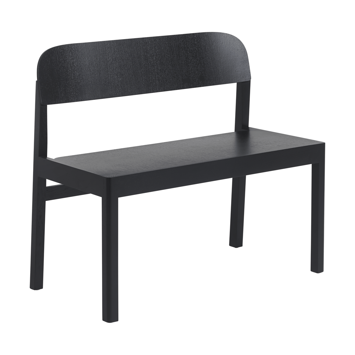 Muuto Workshop benk Black | Skandinavisk Design | Benker | Svart
