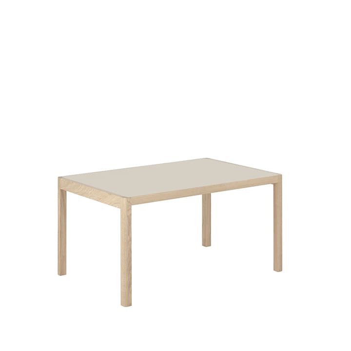 Workshop spisebord - Grey linoleum-Oak 140 x 92 cm - Muuto