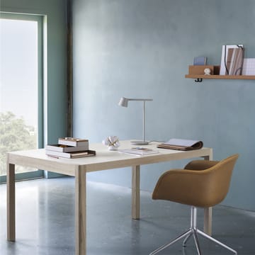 Workshop spisebord - Grey linoleum-Oak 200 x 92 cm - Muuto