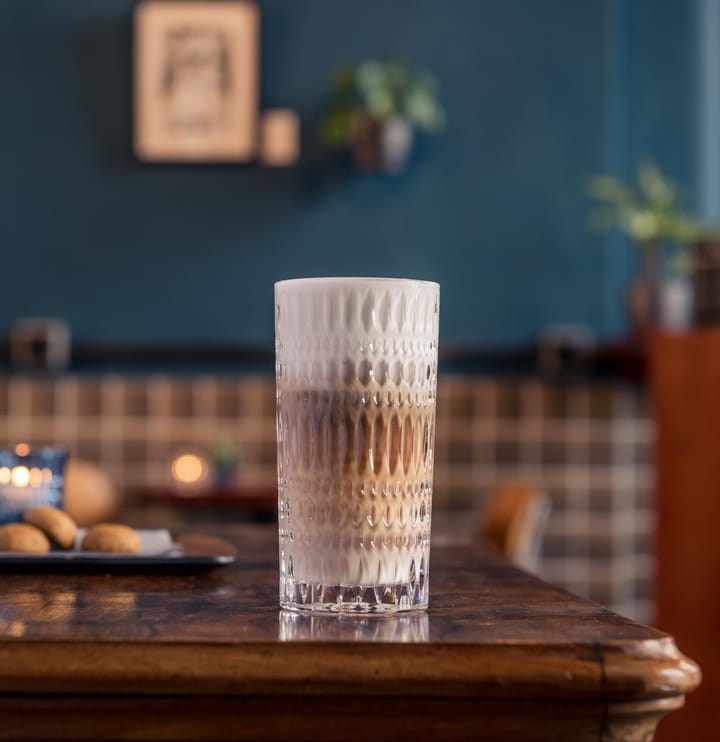 Ethno Barista Latte glass 43,4 cl 2-pakning, Clear Nachtmann