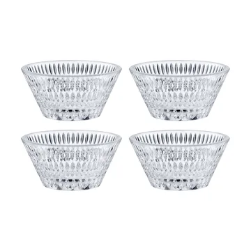 Ethno skål Ø11 cm 4-pk - Clear - Nachtmann