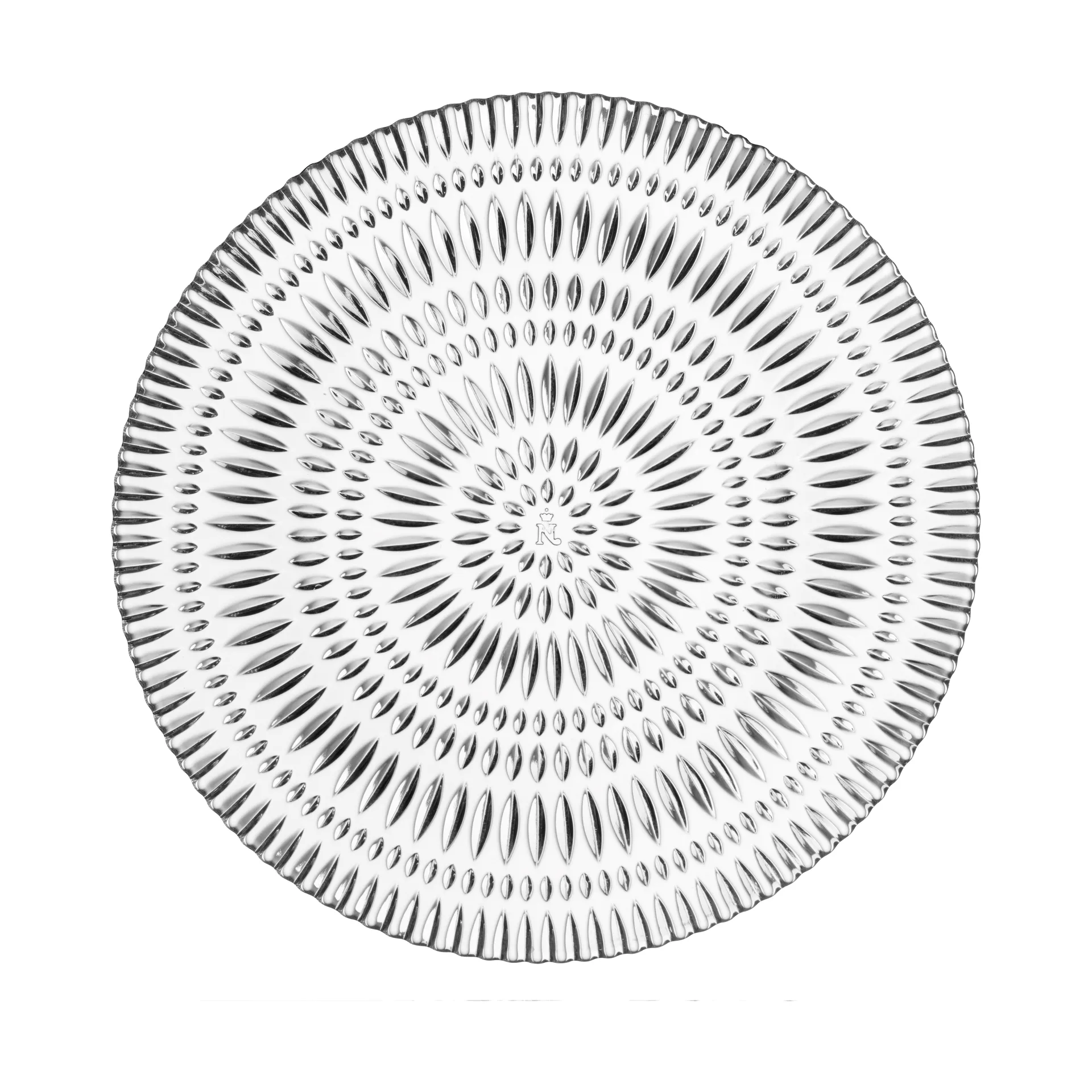 Ethno tallerken, 2-pakning, krystallglass, Ø23 cm Nachtmann