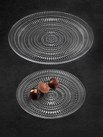 Ethno tallerken - 2-pakning, krystallglass, Ø23 cm - Nachtmann