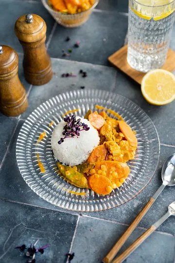 Ethno tallerken - 2-pakning, krystallglass, Ø32 cm - Nachtmann