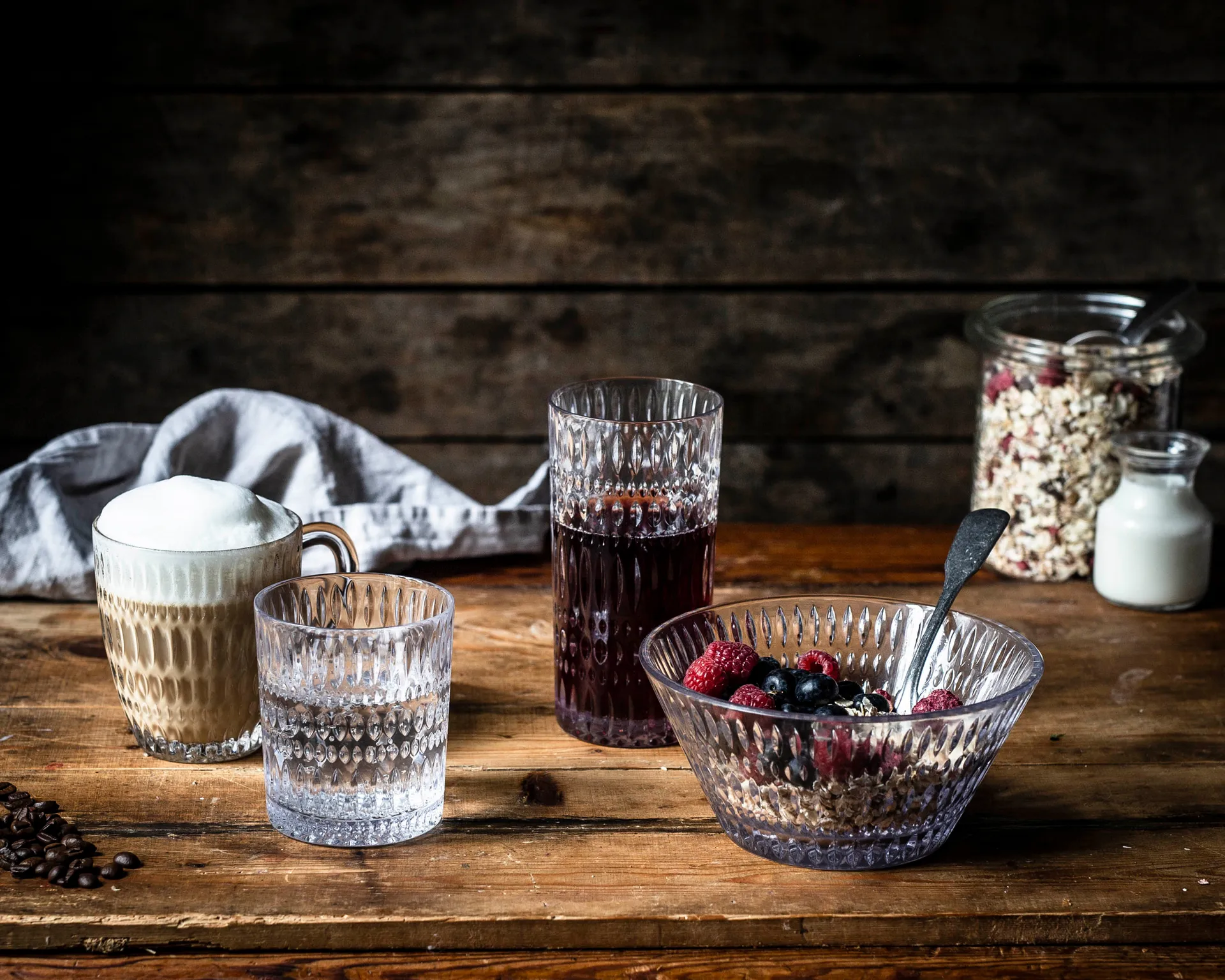 Ethno tumblerglass 29,4 cl 4-pakning, Klar Nachtmann