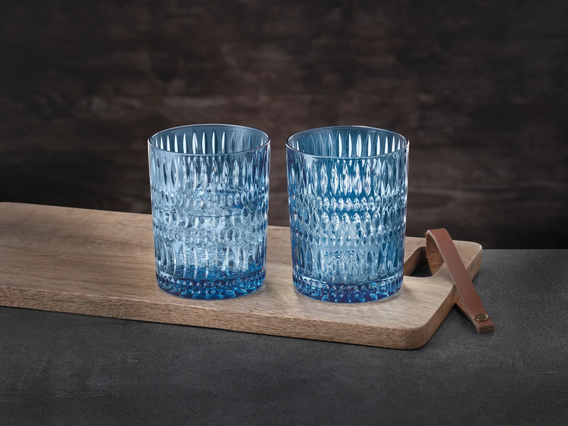 Ethno Tumblerglass 30,4 cl 2-pk, Vintage blue Nachtmann